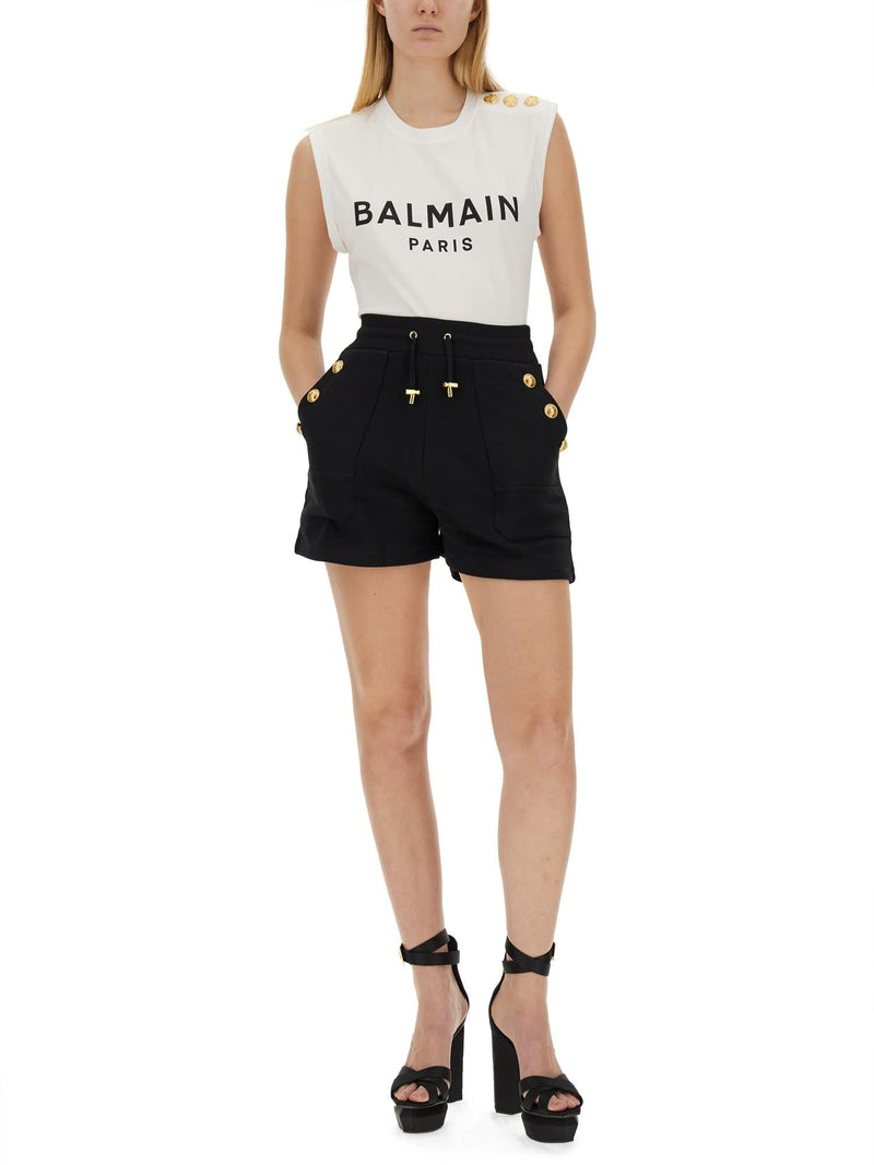 Balmain Six-button Shorts - Women - Piano Luigi