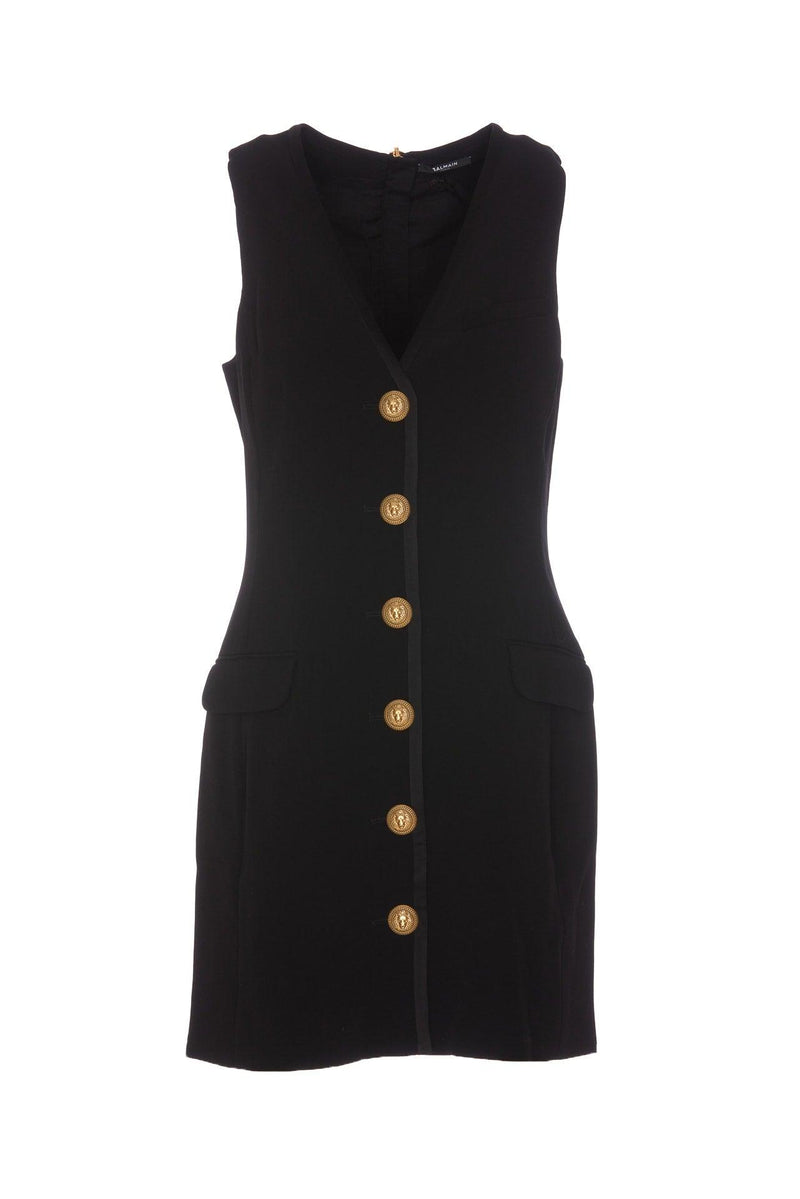 Balmain Sleeveless Dress - Women - Piano Luigi