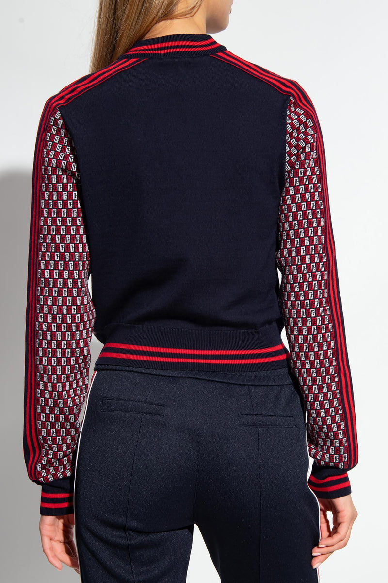 Balmain Sweater With Monogram - Women - Piano Luigi