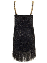 Balmain Tweed Mini Dress - Women - Piano Luigi