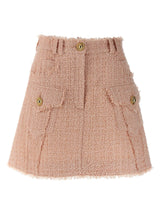 Balmain Tweed Mini Skirt - Women - Piano Luigi