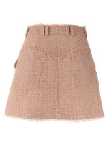 Balmain Tweed Mini Skirt - Women - Piano Luigi