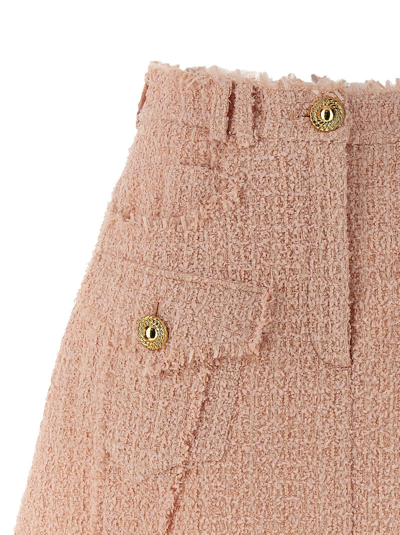 Balmain Tweed Mini Skirt - Women - Piano Luigi