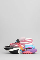 Balmain Unicorn Sneakers In Multicolor Nylon - Women - Piano Luigi