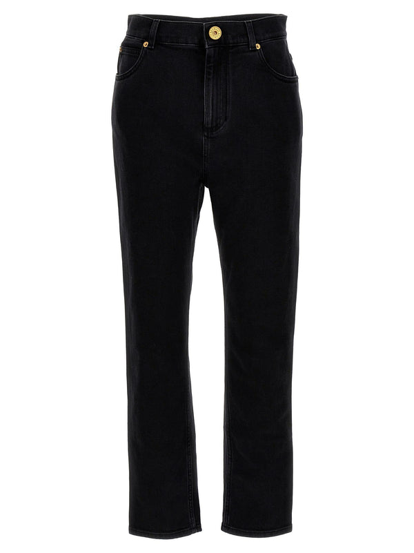 Balmain Washed Denim Jeans - Women - Piano Luigi