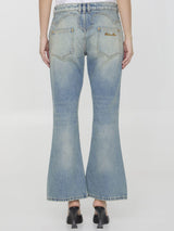 Balmain Western Bootcut Jeans - Women - Piano Luigi