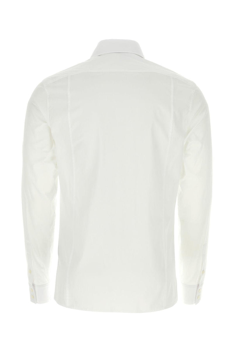 Balmain White Poplin Shirt - Men - Piano Luigi