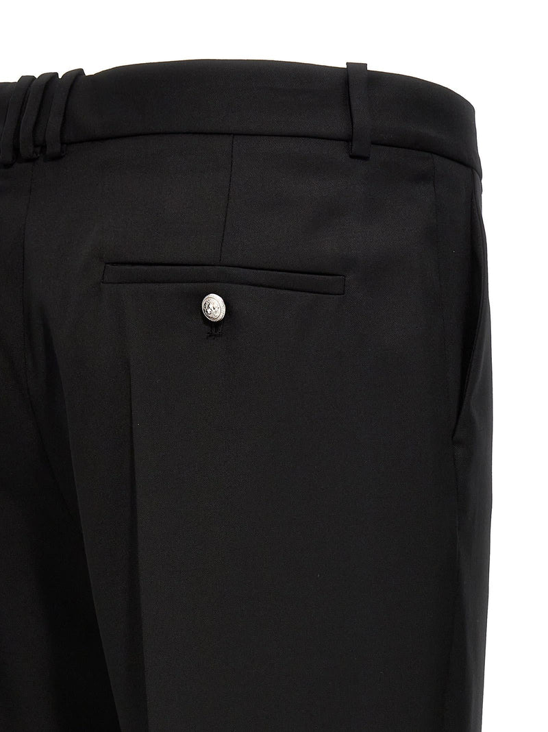 Balmain Wool Tailored Trousers - Men - Piano Luigi