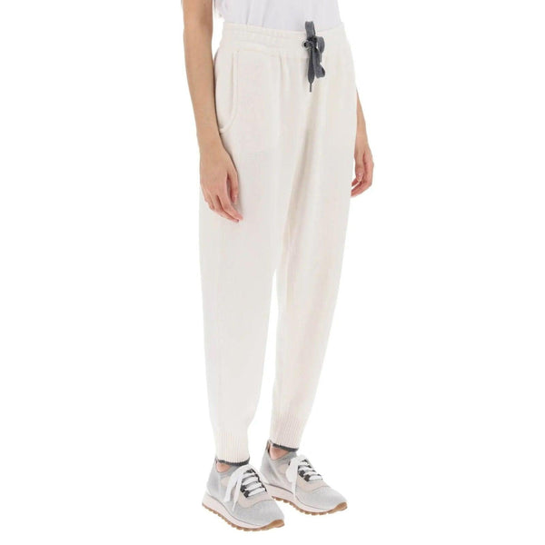 Brunello Cucinelli Cashmere Jogging Pants - Women - Piano Luigi