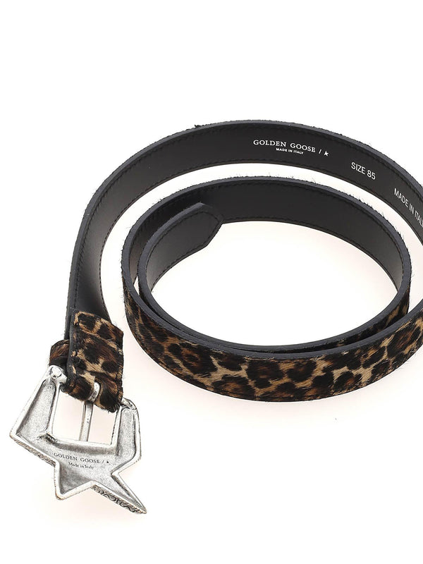 Golden Goose Pony Leo Belt - Women - Piano Luigi