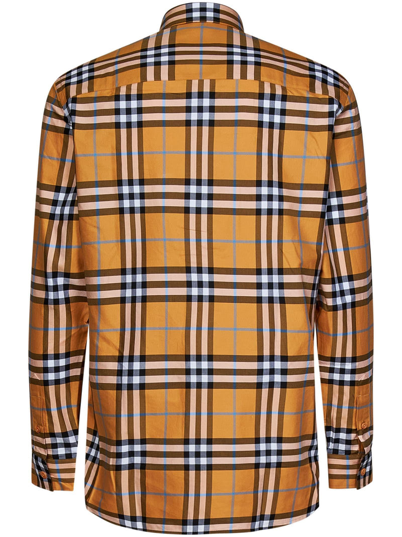 Burberry Check Cotton Shirt - Men - Piano Luigi