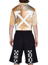 Off-White Cotton Black Shorts - Men - Piano Luigi