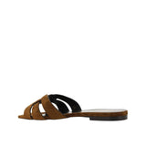 Saint Laurent Tribute Suede Sandals - Women - Piano Luigi