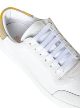 Burberry White Leather Check Sneakers - Men - Piano Luigi