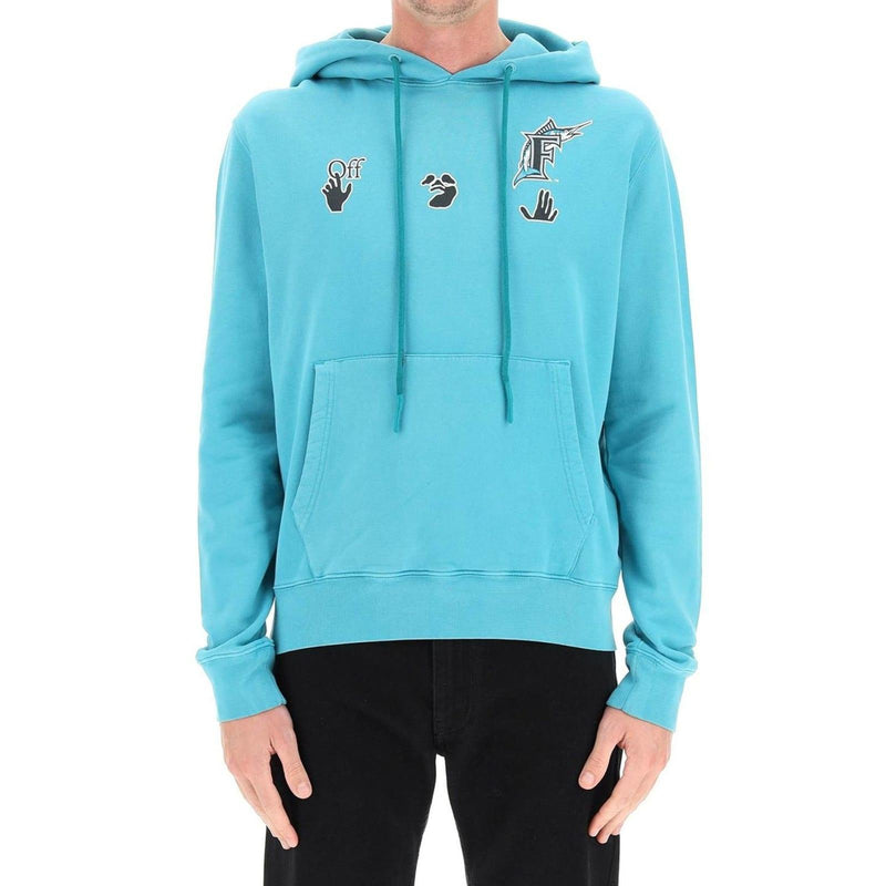 Off-White Logo Hooded Sweatshirt - Men - Piano Luigi