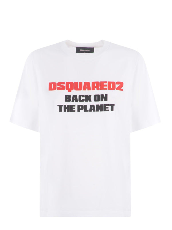 T-shirt Dsquared2 In Cotton - Women - Piano Luigi