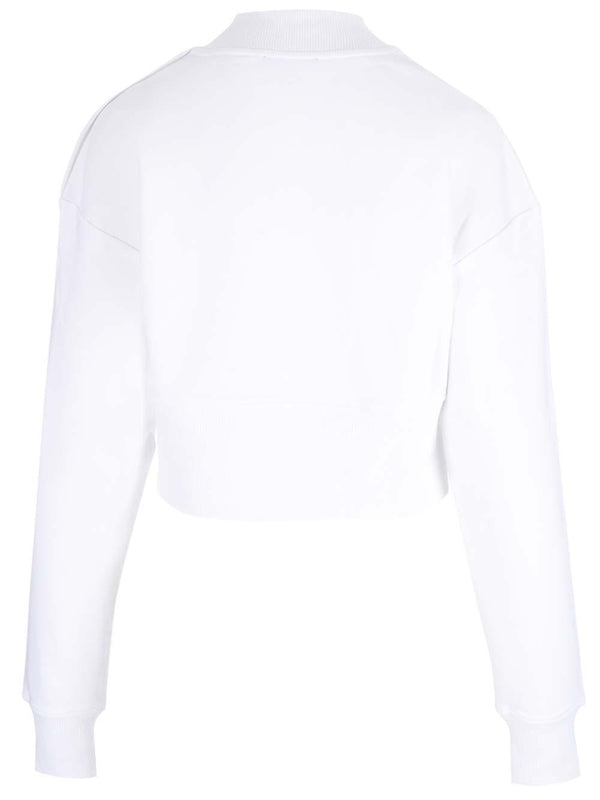 Balmain Cropped Sweatshirt - Women - Piano Luigi