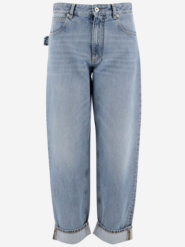 Bottega Veneta Denim Turned Up Jeans - Women - Piano Luigi