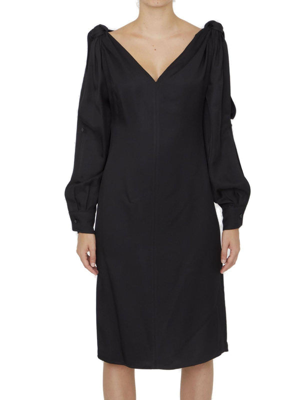 Bottega Veneta Viscose Midi Dress - Women - Piano Luigi