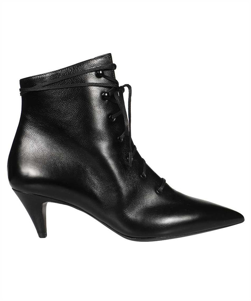 Saint Laurent Leather Ankle Boots - Women - Piano Luigi