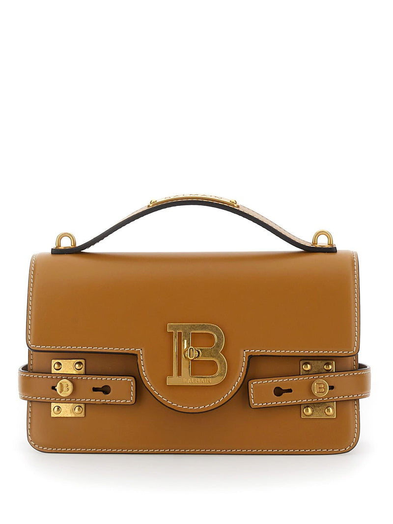 Balmain Brown Leather bbuzz Bag - Women - Piano Luigi