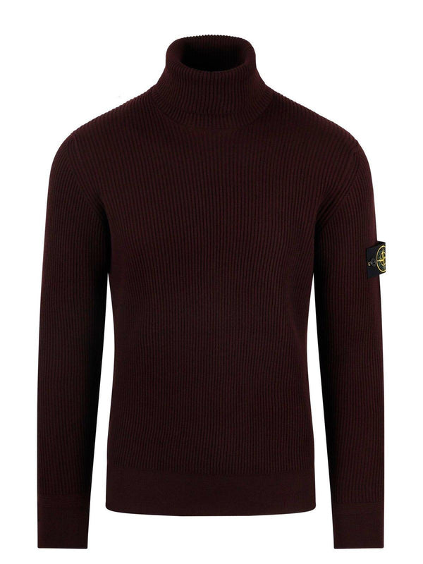 Stone Island Compass-patch Roll-neck Knitted Jumper - Men