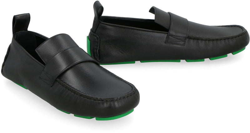 Bottega Veneta Driver Leather Loafers - Men - Piano Luigi