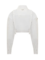 Off-White Poplin Cargo Shirt - Women - Piano Luigi