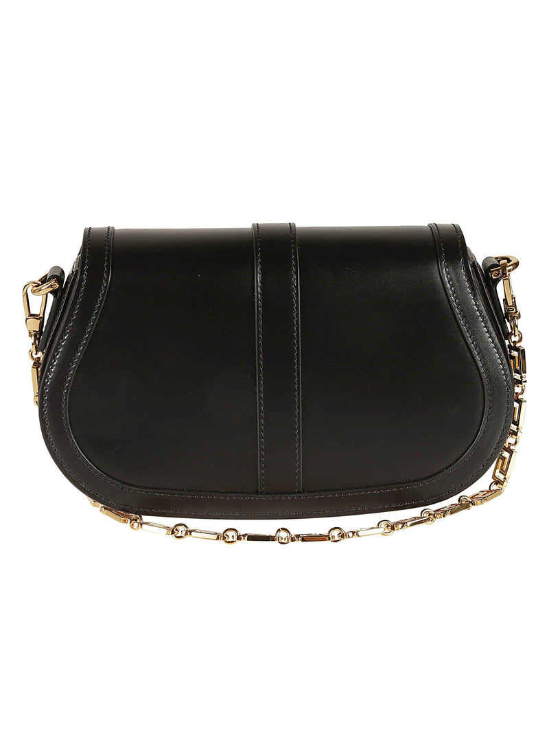 Versace Logo Chain Shoulder Bag - Women - Piano Luigi