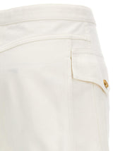 Balmain Logo Buttons Shorts - Women - Piano Luigi