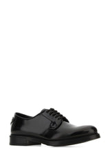 Prada Black Leather Lace-up Shoes - Men - Piano Luigi