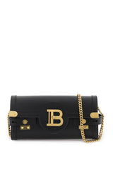 Balmain Bbuzz 23 Clutch In Black Leather - Women - Piano Luigi