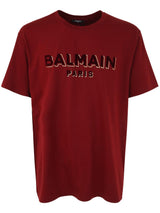 Balmain Bulky Fit Flock And Foil T-shirt - Men - Piano Luigi