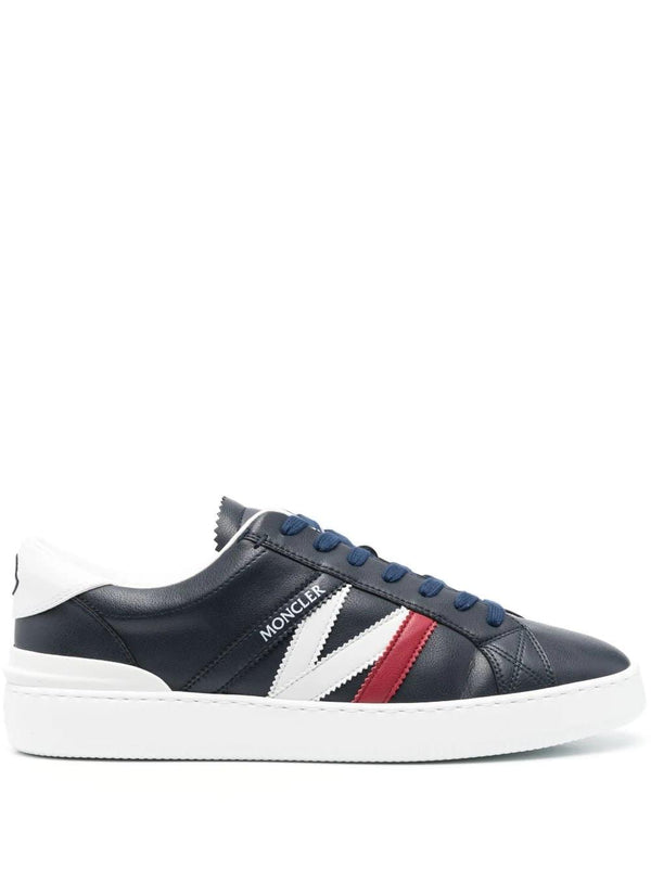 Moncler Navy Blue Monaco M Sneakers - Men - Piano Luigi