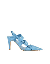 Bottega Veneta Womens Sky Blue Shoes - Women - Piano Luigi