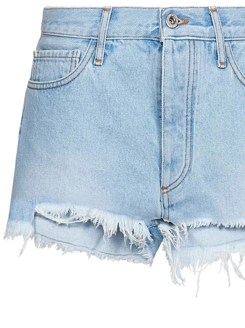 Off-White Denim Shorts - Women - Piano Luigi