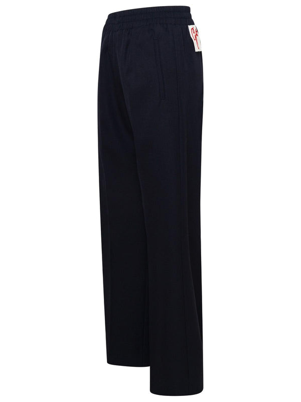 Golden Goose Navy Wool Blend Pants - Women - Piano Luigi