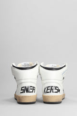 Golden Goose Sky Star Sneakers In White Leather - Men - Piano Luigi