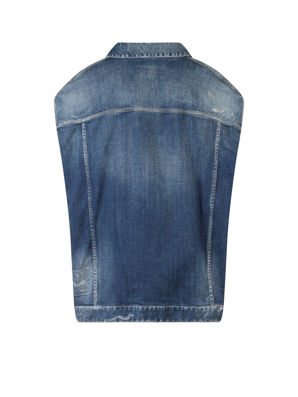 Dsquared2 Vest Jean Jacket - Women - Piano Luigi