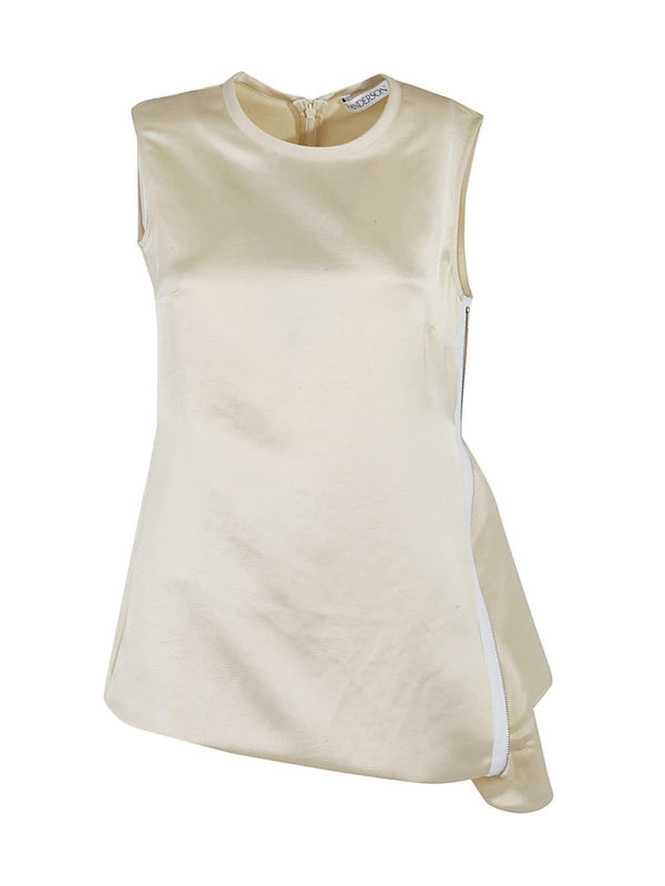 J.W. Anderson Zip Detail Sleeveless Top - Women - Piano Luigi