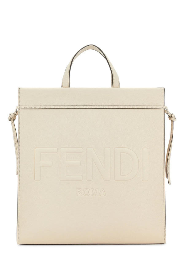 Fendi Ivory Medium Go To Shopper Shopping Bag - Men