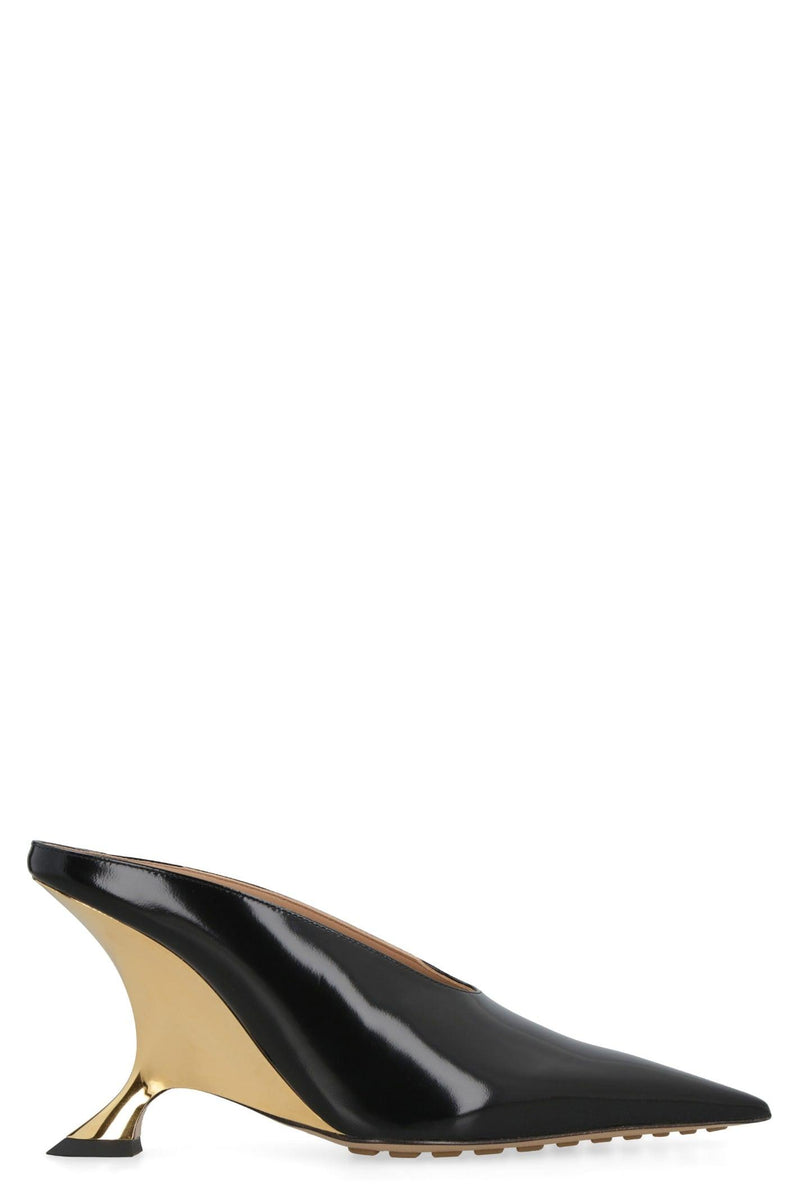 Bottega Veneta Rocket Leather Mules - Women - Piano Luigi