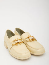 Bottega Veneta Monsieur Cream Loafers - Women - Piano Luigi