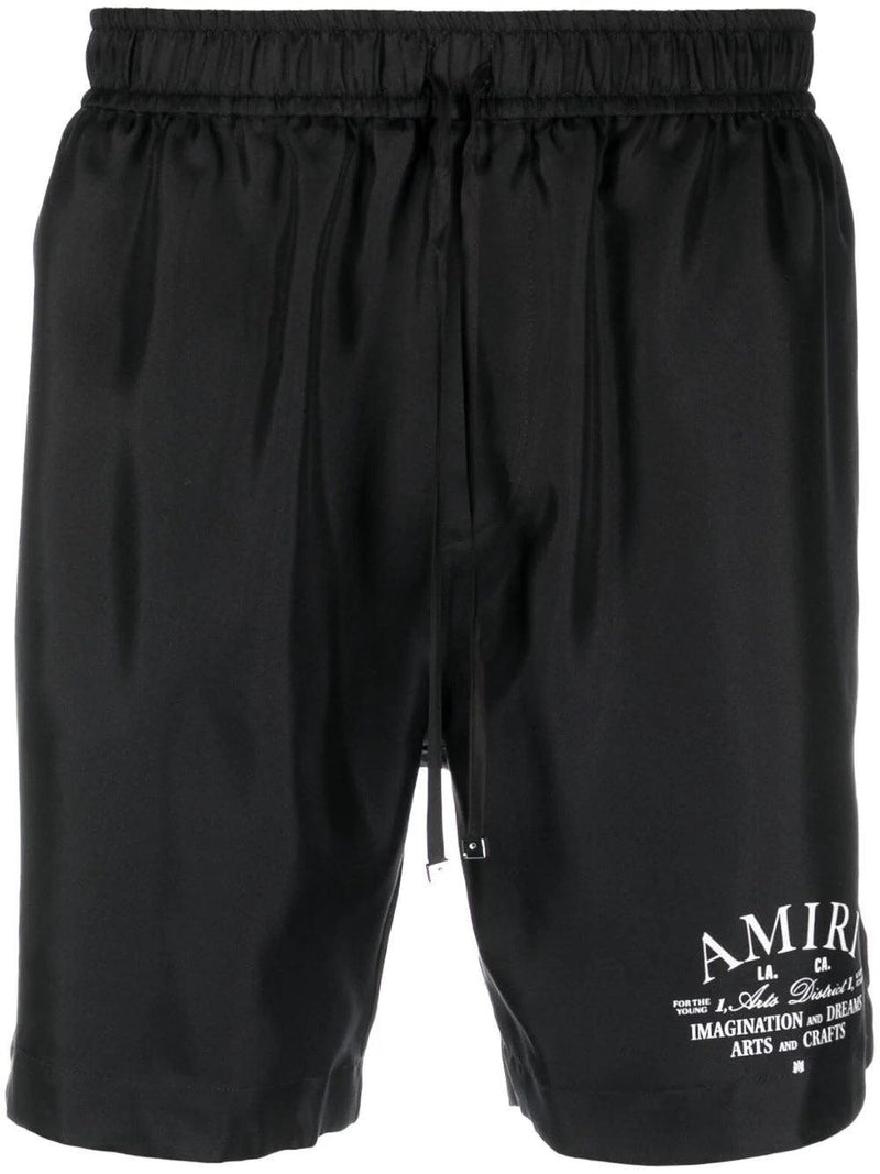 Black Nylon Amiri Arts District Shorts - Men - Piano Luigi