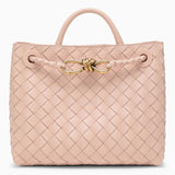 Bottega Veneta Andiamo Light Pink Small Bag - Women - Piano Luigi