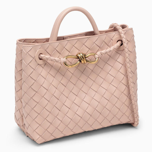 Bottega Veneta Andiamo Light Pink Small Bag - Women - Piano Luigi