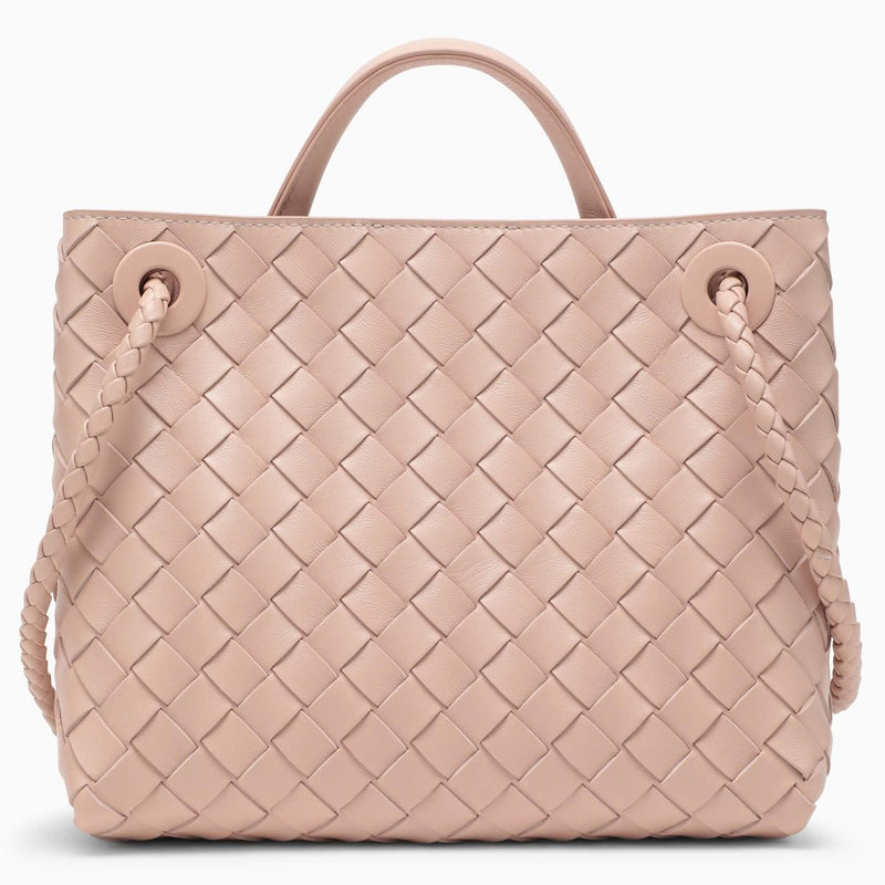 Bottega Veneta Andiamo Light Pink Small Bag - Women - Piano Luigi