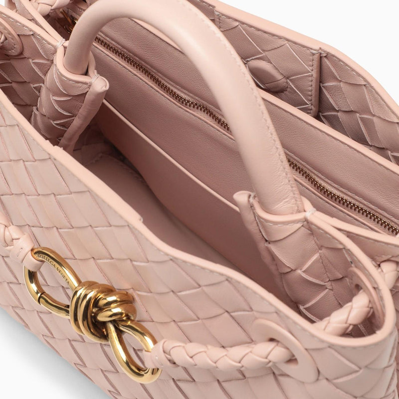 Bottega Veneta Andiamo Light Pink Small Bag - Women - Piano Luigi