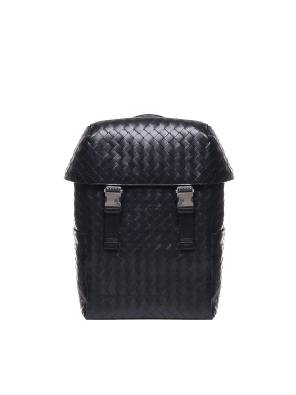 Bottega Veneta Backpack With Intreccio Flap - Men - Piano Luigi