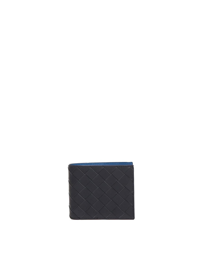 Bottega Veneta Bi-fold Wallet In Intreccio Calfskin - Men - Piano Luigi